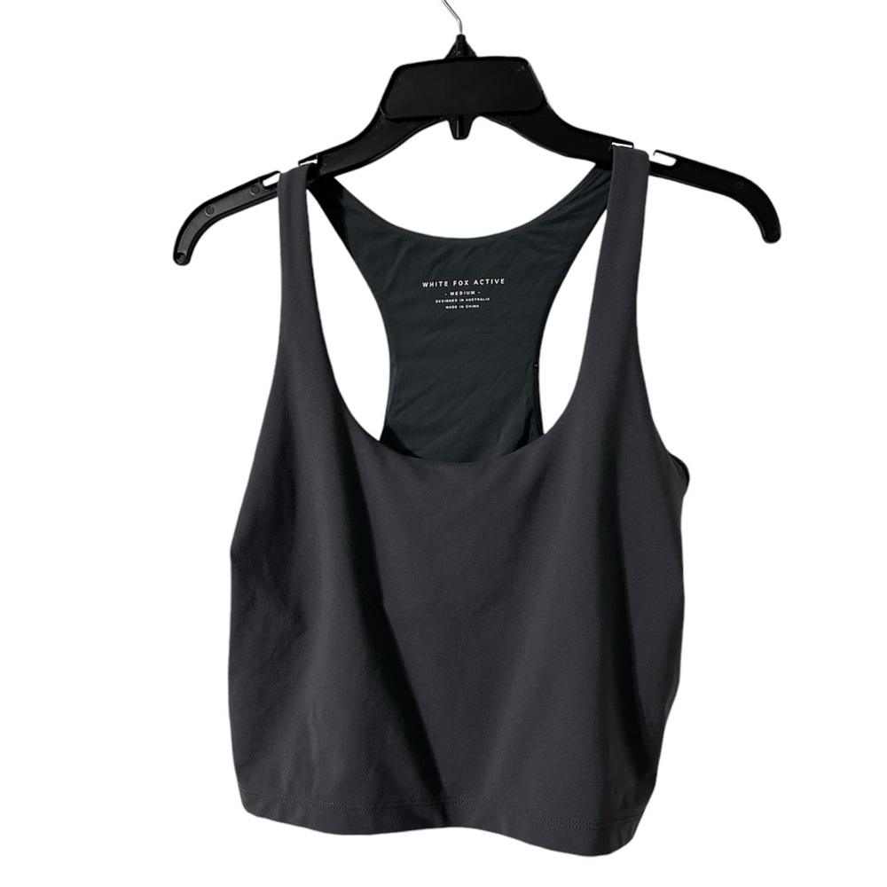 White Fox Active Women's Sports Bra Tank Medium